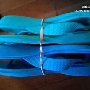 Blue Flip Flops